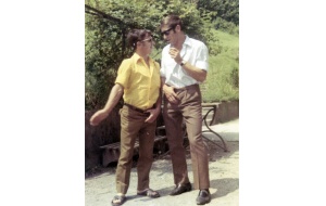 1970 - Dos amigos en Suiza